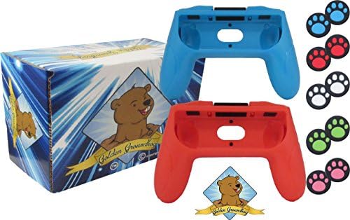 OTVO Controller Grip Comfort Game Controller 2 Pack and 10 Pack Multi Color Cat Paw Silicone Thumb stick Joystick Cap Covers Combo! Compatible With Nintendo Switch! GG Box For Storage!