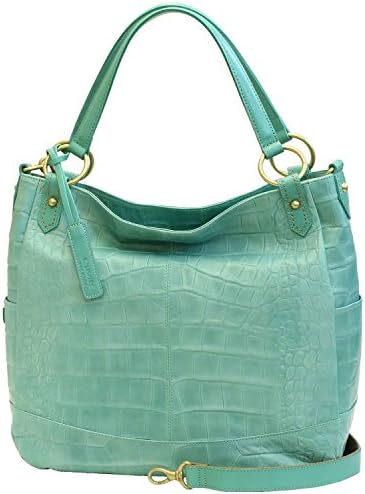 ライムメイドインジャパン 本革 トートバッグ L1944 2way クロコ型押し レディース ショルダーバッグ マキシムクロコブローチ