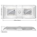 ShinePick 4 Pack Upgraded Super Bright DC 12V Led RV Ceiling Double Dome Light Fixtures RV Interior Lights with ON/Off Switch for Trailer Camper Car RV Boat (Natural White)