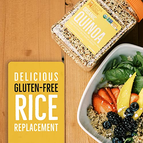 BetterBody Foods Organic Quinoa, Vegan, Complete Plant Protein, Gluten