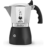 Bialetti - New Brikka, Moka Pot, the Only Stovetop Coffee Maker Capable of Producing a Crema-Rich Espresso, 4 Cups (5,7 Oz), 