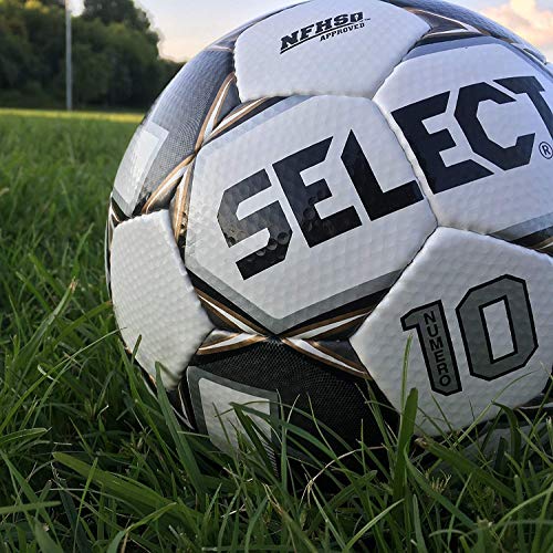 SELECT Numero 10 Soccer Ball, 4Ball Team Pack, White/Black/Gold, Size