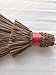 natufi Whisk Brush - Red tie, 100% Pine Handmade, 8 Inch, Easily Cleans Car Mats and Table Dinner