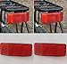 SeaISee DZ837 Bicycle Bike MTB Safety Caution Warning Reflector Disc Rear Pannier Rack ✿