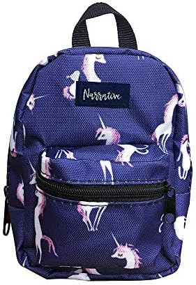 Narrative Micro Mini Backpack for 18" American Doll & Young Girls-Adorable Mini Backpack for Dolls- Unicorn Design Bag for Dolls (Dancing Unicorn)