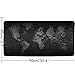 Desk York Extra Large Extended World Map Mousepad XXL Gaming Waterproof Mice Mat/Pad for Office or Home - Non-Slip Rubber Base with Stitched Edges