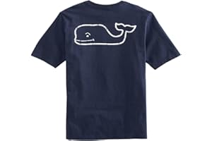 vineyard vines Boys' Short Sleeve Vintage Whale Pocket T-Shirt