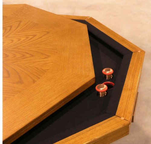 54" Combination 3-in-1 Game/Dining Table in Oak finish