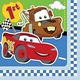 Cars 1st Birthday Large Napkins (16ct)