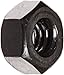 Steel Hex Nut, Black Oxide Finish, Grade 5, ASME B18.2.2, 1/2