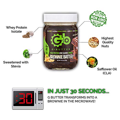 G Butter High Protein Low Calorie Spread - Cookies and Cream - Thumbnail 2