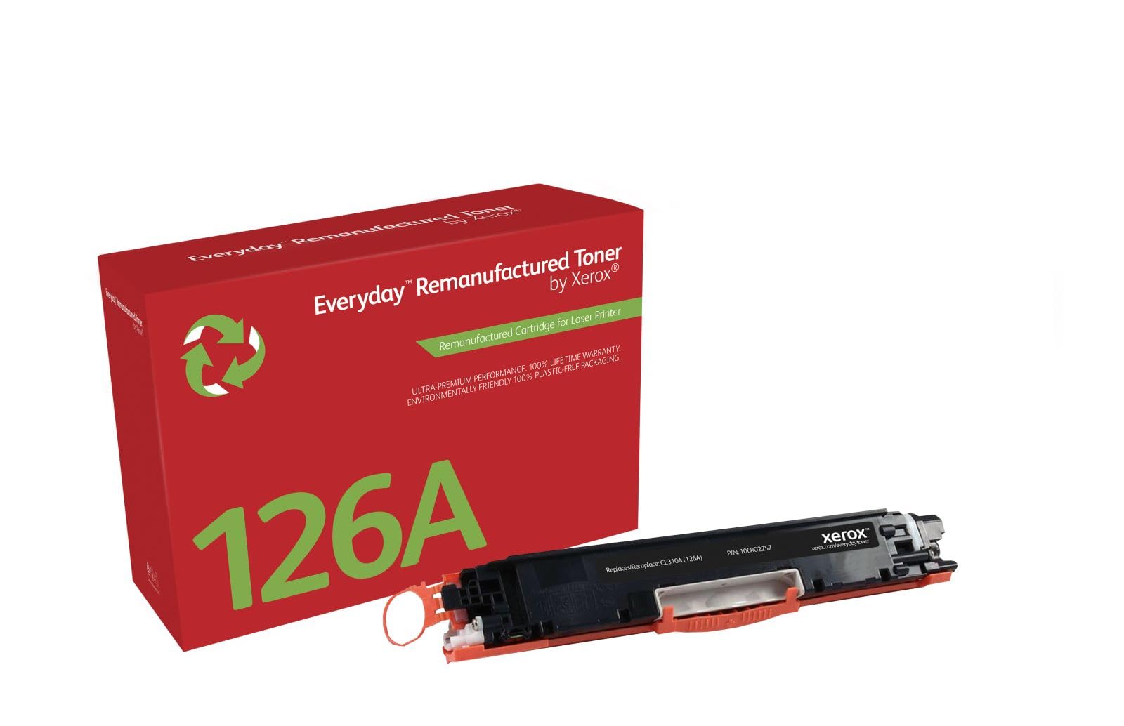 Everyday by Xerox Compatible HP 126A CE310A Black Toner, Standard Capacity, Remanufactured