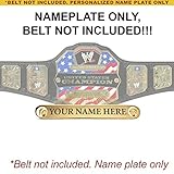 Personalized Nameplate for Adult WWE United States Championship Replica Belt