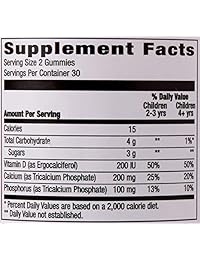 Mama Bear niños Calcio con D3 Gummy vitamina 60 ct