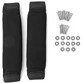 Black Kiteboard Footstraps, Windsurf Foot Strap Surf Board Foot Strap, A Pair for Kiteboard Surf Board Outdoor Fun Kitesurfing Adult Children Surfing