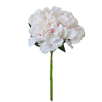 Piebo Soie Artificielle Faux Fleurs Pivoine Floral Bouquet