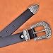 TALLEFFORT Ladies Vintage Western Leather Belts for Women Genuine Leather Belt