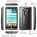 LG G4 Case, SUPCASE Full-Body Rugged Holster Case with Built-in Screen Protector for LG G4 2015 Release, Unicorn Beetle PRO Series - Retail Package (Black/Black)