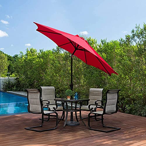 Grand Patio 9 FT Enhanced Patio Umbrella with 8 Ribs, Table Umbrella