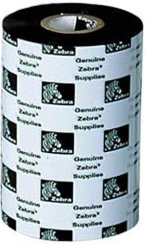 Zebra 05319BK11045 Ribbon 5319 Wax, 110 mm, 450 m, C-25 mm, Box of 6