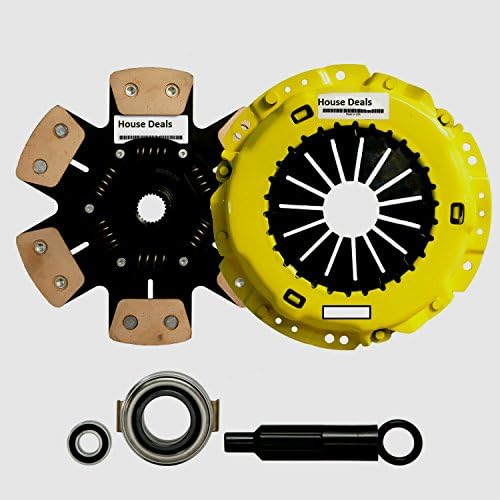 Clutch Kit Complete Set Stage 2 6 PUCK Fits 06-08 HONDA CIVIC Si 6SPD K20 Automotive Clutch Pressure Plates & Disc Sets - House Deals