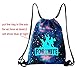 ASWER Drawstring Bags Backpack Satchel Shoulder Bag Rucksack Purse School Bag Blue#2