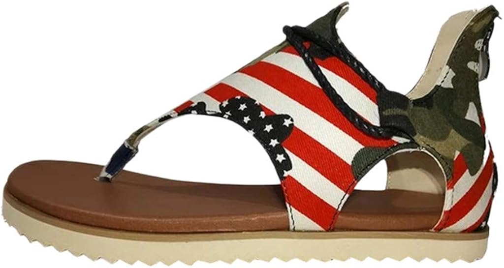 Men's Reef Fanning Prints in Stars & Stripes Sandals - Size 14 US | eBay