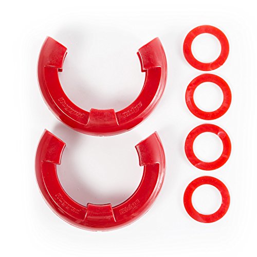 Rugged Ridge 11235.41 Red D-Ring Isolator Kit (7/8-Inch)