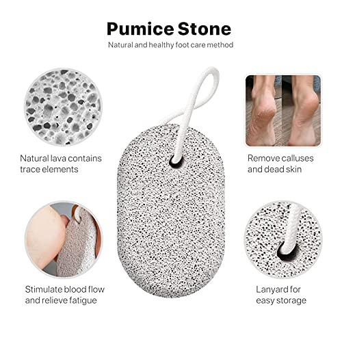 Colossal Foot File with Pumice Stone, Foot Scrubber Dead Skin Remover