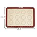 MEKBOK Non-Stick Silicone Baking Mat, Premium Food Safe - Pack of 2, for Cookie Oven Reusable Mat
