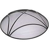 Sunnydaze Black Reinforced Steel Mesh Fire Pit