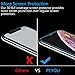 PEYOU Compatible for iPhone XS/iPhone X Screen Protector,[2 Pack] [5D Curved Technology][Full Coverage][9H Hardness] Anti-Scratch Tempered Glass Screen Protector Compatible for iPhone XS/X/10 5.8 inch
