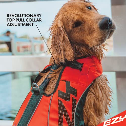 EzyDog DFD X2 Boost Dog Flotation Device Adjustable Swim Life Jacket