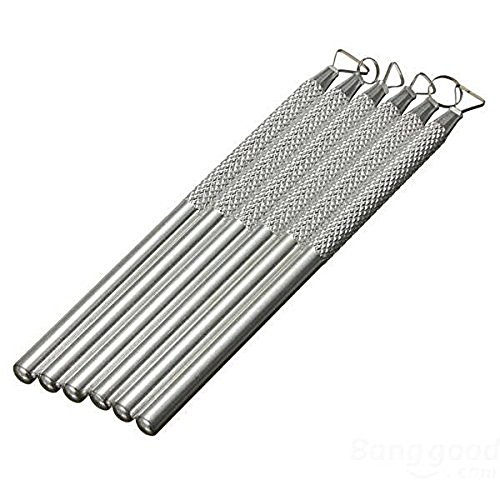 COMIART 6 PCS Sludge Pottery Clay Scraper Clay Sculpting Modelling Tools