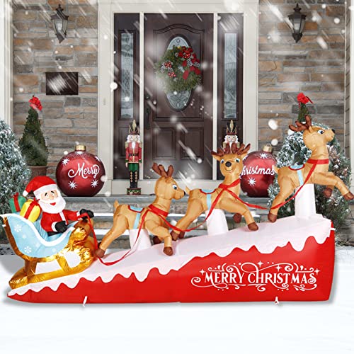Nervure 13 FT Christmas Inflatable Decorations Giant Christmas Santa