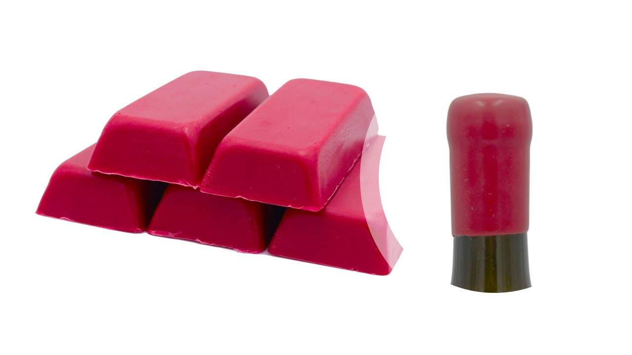 Generico 500 g Bordeaux Shellac or Soft Sealing Wax for Sealing Bottles of Wine, Beer, Grappa, Liquor (Bordeaux)