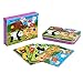 Kids Puzzles for Toddlers 3 Years, 4 in 1 Wooden Jigsaw Puzzles with a Storage Box (Forest Animals)