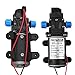 Diaphragm Pump, 12V 8L/Min High Pressure Self Priming Water Pump with Average Working Pressure 100psi for Wash Home Use, DC 100W