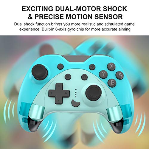 KINGEAR Graduation Gifts Gaming PC Controller for Switch, Mothers Day Gifts and Gifts for Gamers Kawaii Game Controllers, Have Fun with Gifts for Dad and Mum Controller for Nintendo Switch Games