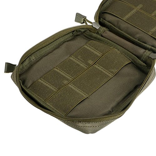jiayit Outdoor-Multifunktions-Kit Medical Bag/Multi Toolkit Zubehör Aufbewahrungsbeutel (Green)