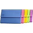 Exacompta Forever Document Wallets - Ideal for Storing Documents - Recycled 290 GSM Board - 34.5 x 24.5 cm in Size - A4/Foolscap - Assorted Colours - Pack of 25