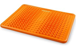 Kanjo FSA HSA Eligible Acupressure Foot Pain Relief Mat | Pressure Point Foot Massager for Plantar Fasciitis, Heel Pain & Arch Pain Relief | for Use at Standing Desk