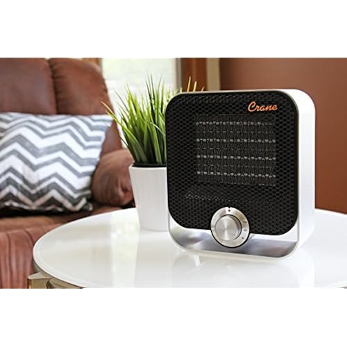 Crane USA Personal Space Heater, Black Home & Kitchen, Heating, Cooling & Air Quality, Space Heaters & Accessories, Space Heaters