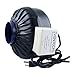 VenTech VT IF4+CF4-B Inline Exhaust Blower Fan with Carbon Filter and Variable Speed Controller, 190 CFM, 4