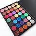 FindinBeauty 35 Colors Eyeshadow Palette Makeup Set, 15 Matte + 10 Shimmer + 10 Pressed Glitter Blending Powder - Bright Natural Smoky Multi Reflective Shades Velvet Texture Eye Shadow Kit