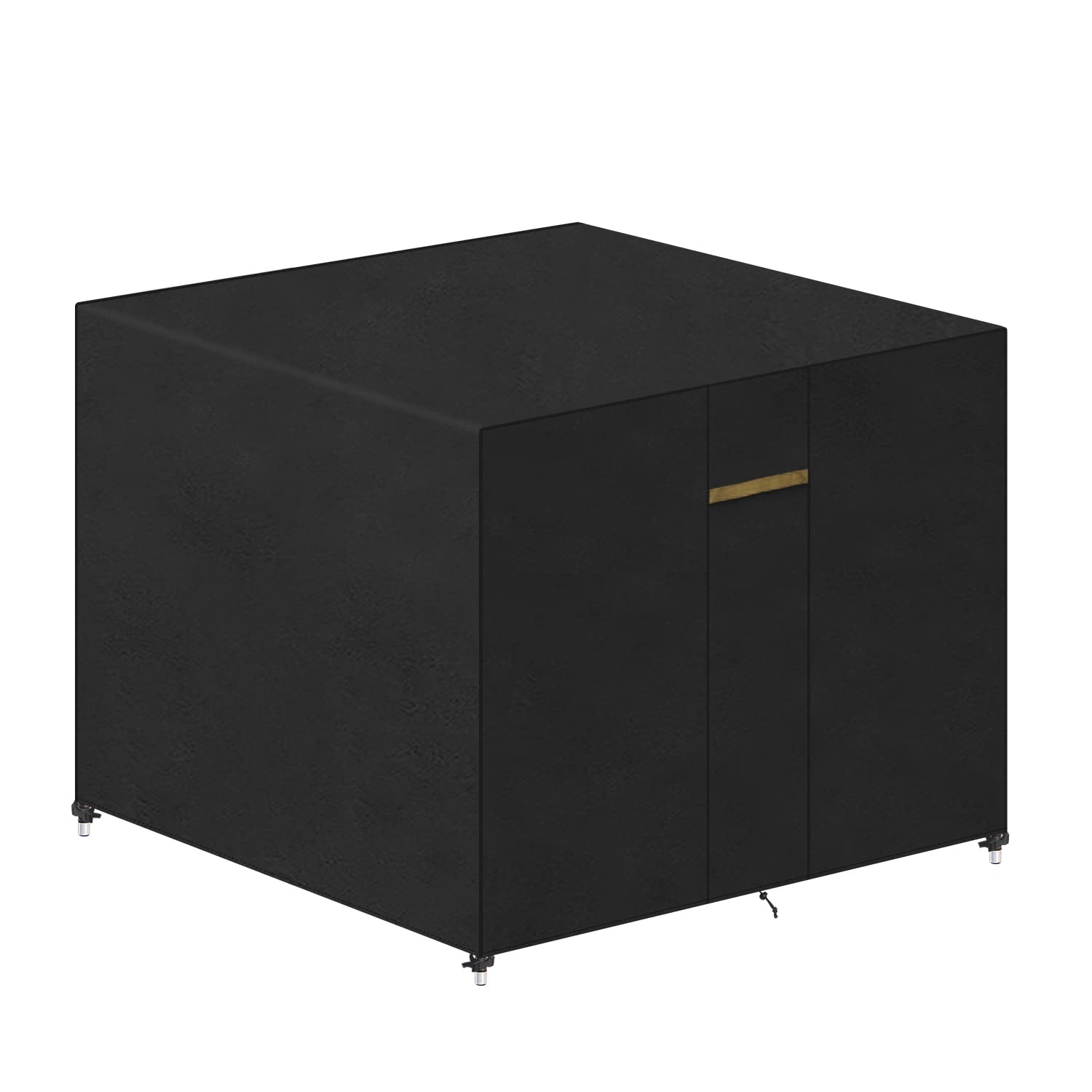 VANSHEIM Fire Pit Cover Square,Outdoor Table Cover,Patio Set Covers Waterproof Fabric Outdoor Garden Table Cover,Patio Table and Chairs Covers Square 80x80x80cm