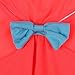 Girls Kids Anchor Vest Sleeveless Summer Clothes Cotton Tank Tops Bowknot T-Shirt (8-9years)