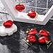 Boao 24 Pieces Heart Shaped Ornaments Valentine s Day Heart Ornament for Valentine s Day Decoration, 2 Styles