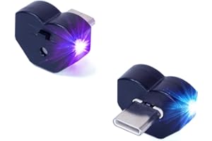 Mini USB Type C LED Light, 8 Color RGB Interior Atmosphere Lighting for Phone, Laptop, Keyboard, Night Lamp, Decoration Brigh