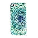Landfox 2015 Fashion TPU Case Cover Back for Iphone5 5s 6 6 Plus (iPhone 6 4.7 Inch, Floral Pattern Flip Stand)